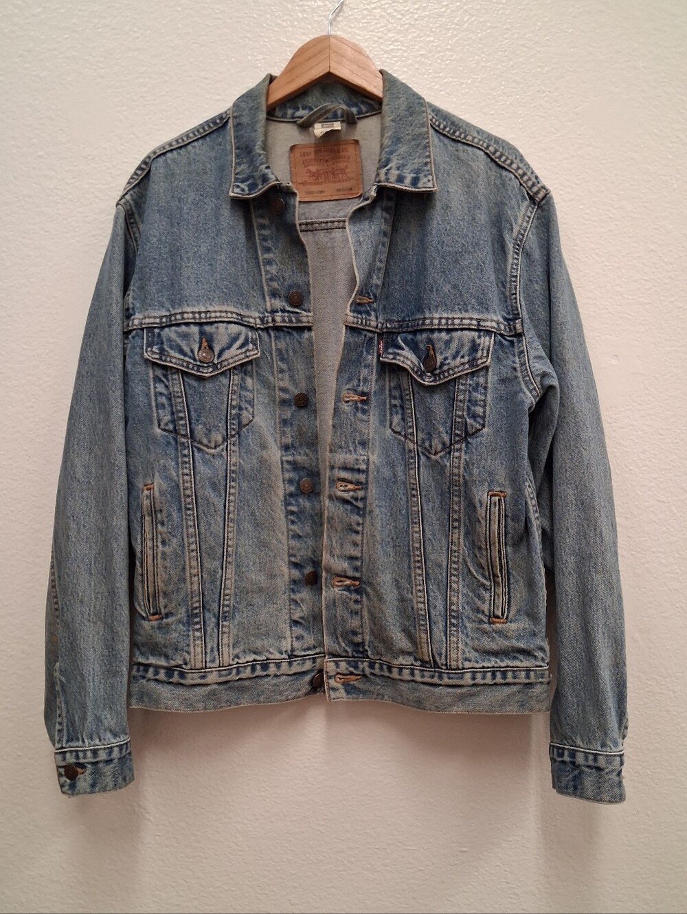 VTG Levi’s Denim Trucker Jacket 70507-0389 Men’s Medium 80s